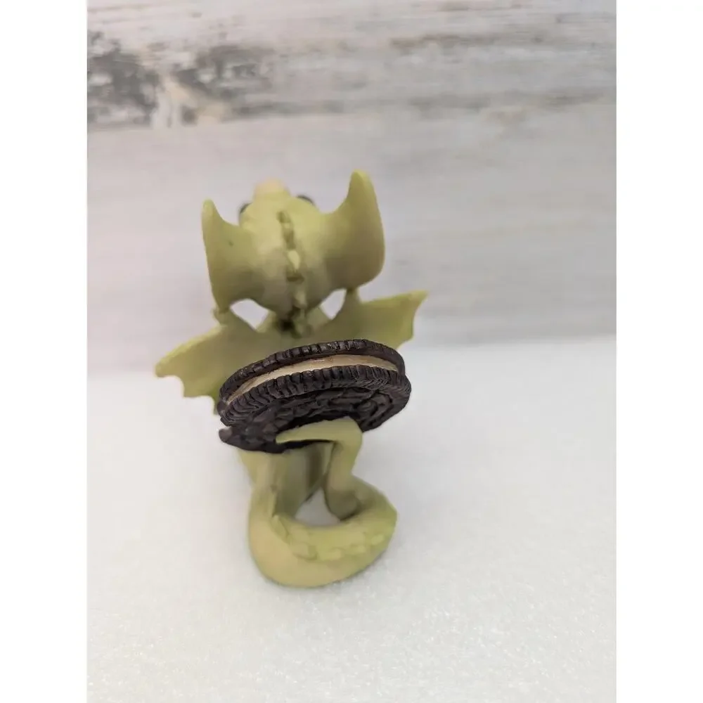 Real Musgrave Pocket Dragons Resin Figurine Cookie Treat Green Dragon Made in UK